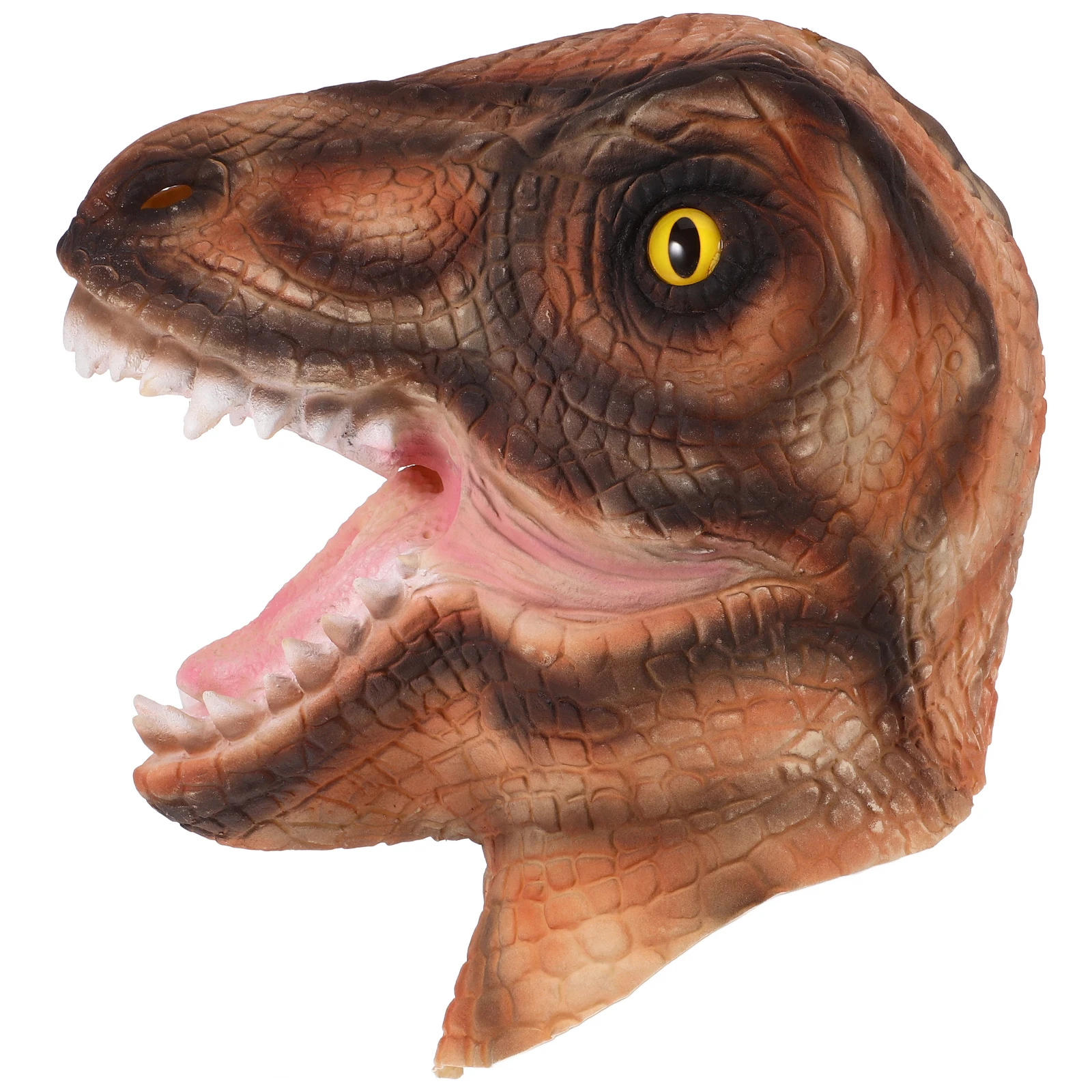 قناع ديناصور مخيف من اللاتكس خفيف الوزن لمهرجان الكرنفال، دعامة مزحة للهالوين، فكرة هدية فريدة من نوعها