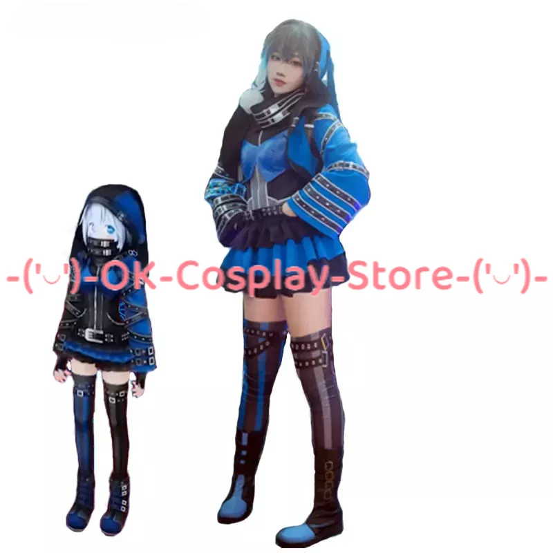 

Ike Eveland Cosplay Costume Vtuber Cosplay Women Cute Party Dress Suit Anime Clothing Halloween Carnival Uniforms Custom Made