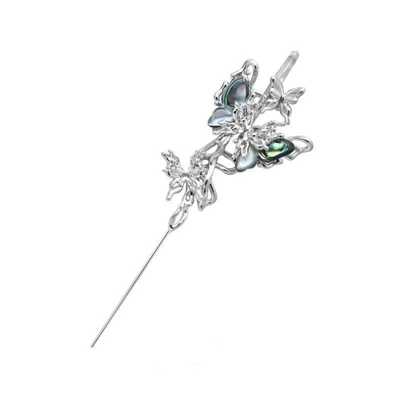 Persönlichkeit Punktion Ohrringe für Weibliche Punk Mädchen Streetwear Schmuck Strass Schmetterling Ohr Clip Geschenke