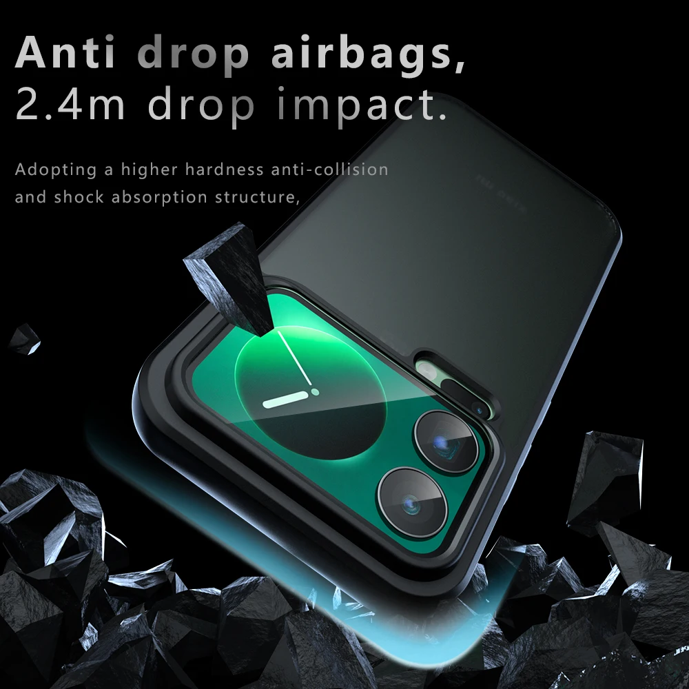 Skin Sensation Airbag Anti Drop Case Cover for Xiaomi 17 Pro Mircropyle Back Case Cover Xiaomi 17 Pro Max Phone Fundas Xiaomi 15
