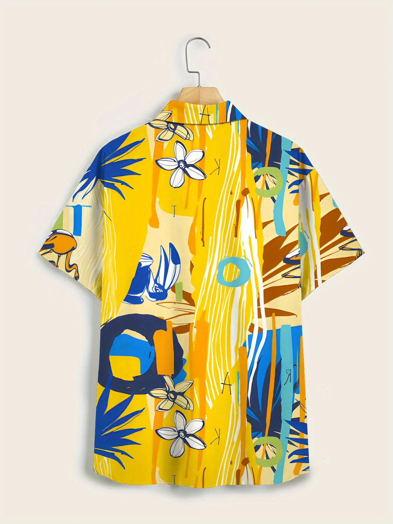Hawaii Men's Casual Fashion Short Sleeve Shirt New 2025，
