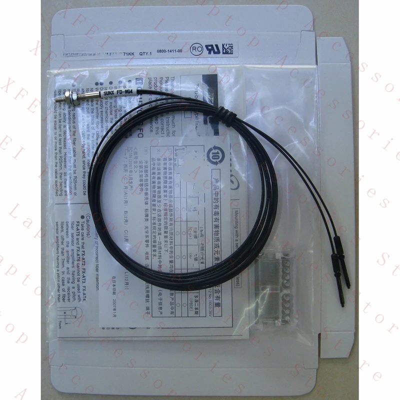 D  1PC FOR Panasonic SUNX FD-WG4 Fiber Optic Cable Sensor FDWG4 New