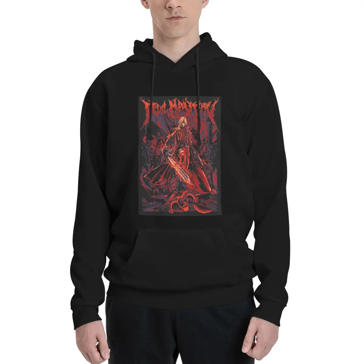 Devil May Cry Fan Art Hoodies Men's Women Casual Pullover Sweatshirt Fashion Long Sleeve Streetwear Autumn Winter