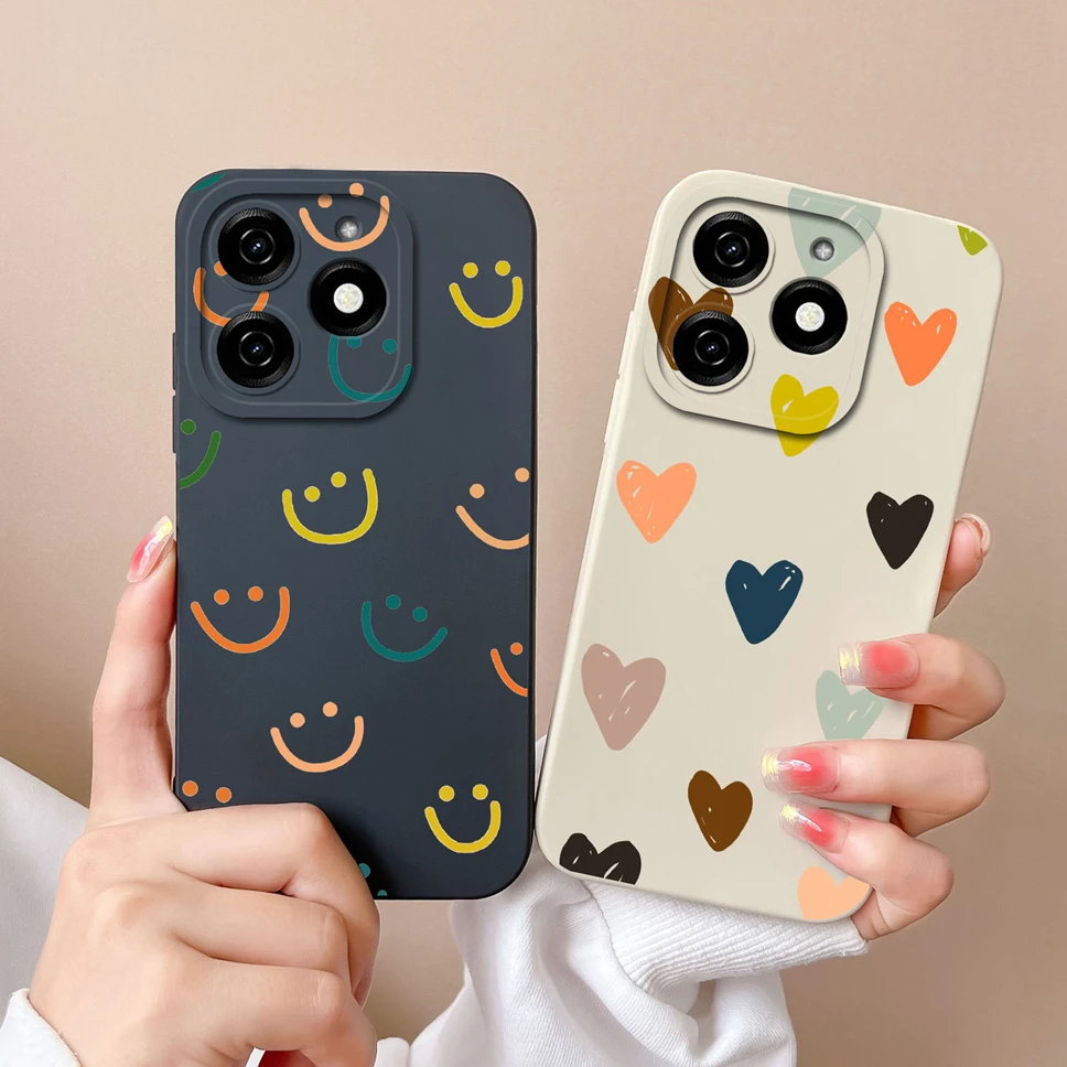 For Infinix Hot 40 40i 40 Pro Case Pretty Flower Silicone Full Protection Back Cover Funda For Infinix Hot40i 40Pro Bumper Coque