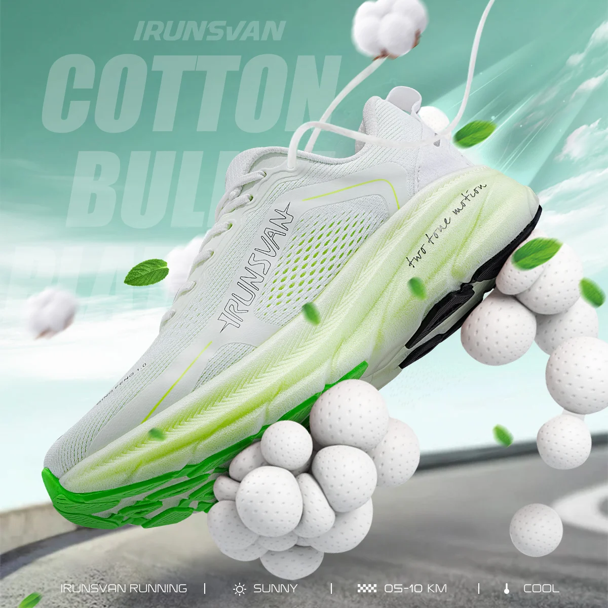 IRUNSVAN T800 Carbon Fiber Cushioned Casual Sports Shoes Running Shoes for Both Men and Women 113