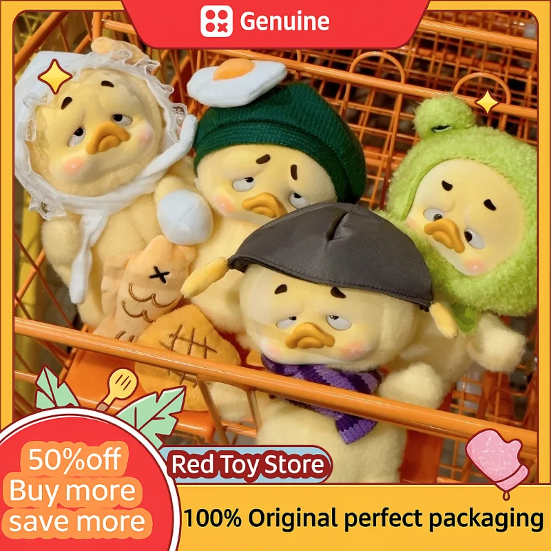 Genuine Upset Duck Work Upsets Me Blind Box Hard Working Duck Mystery Box Halloween Gift Troublesome Duck Action Figure Toys