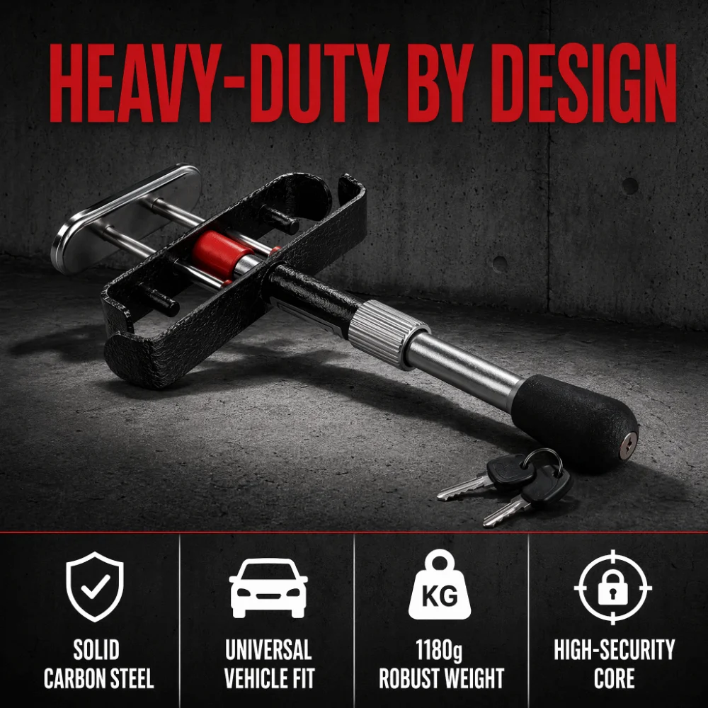 Universal Car Clutch Lock All-Metal High-Quality Brake Pedal Lock Stainless Removable Foot Pedal Lock Manual Transmission