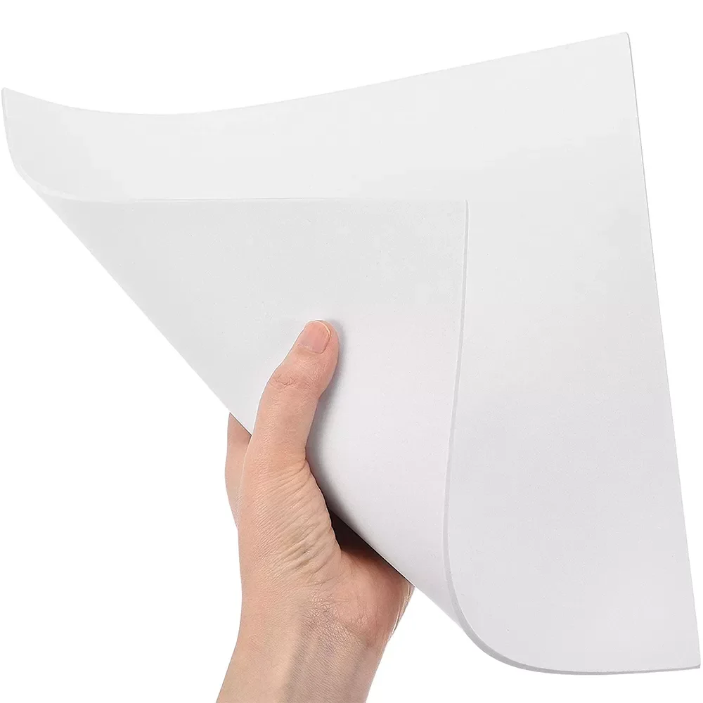 Poolin 10Pcs 3D Eva Foam Sheets White&Black For Embroidery 1.mm/2mm/3mm Thickness Handmade Material Perfect For DIY Projects