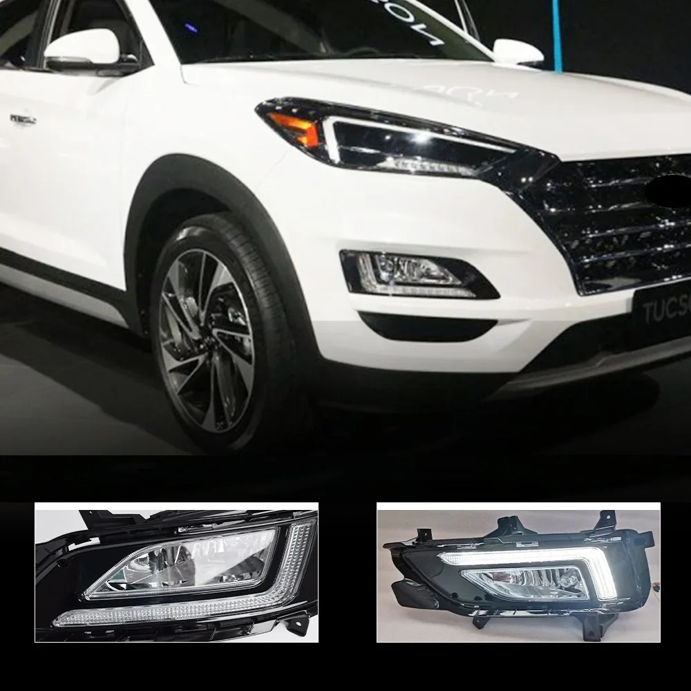 

Задний бампер для Hyundai Tucson DRL 2019 2020