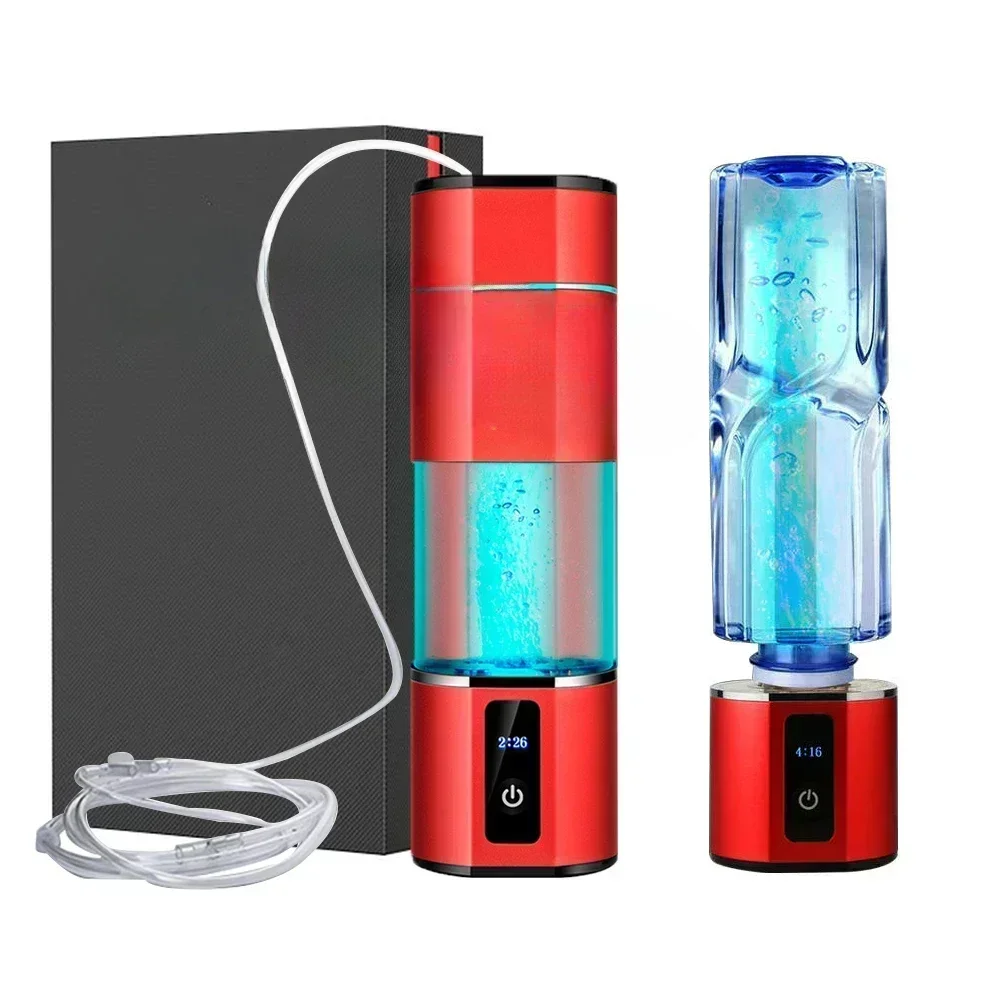 

portable digital display anti aging 3 in 1 Gas Breath alkaline rich cup best ionizer hydrogen water bottle