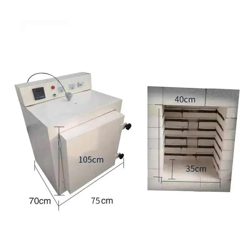

1300C Digital Programmable Muffle Furnace Stainless Steel Laboratory Heating Equipment For Ceramics And Metals
