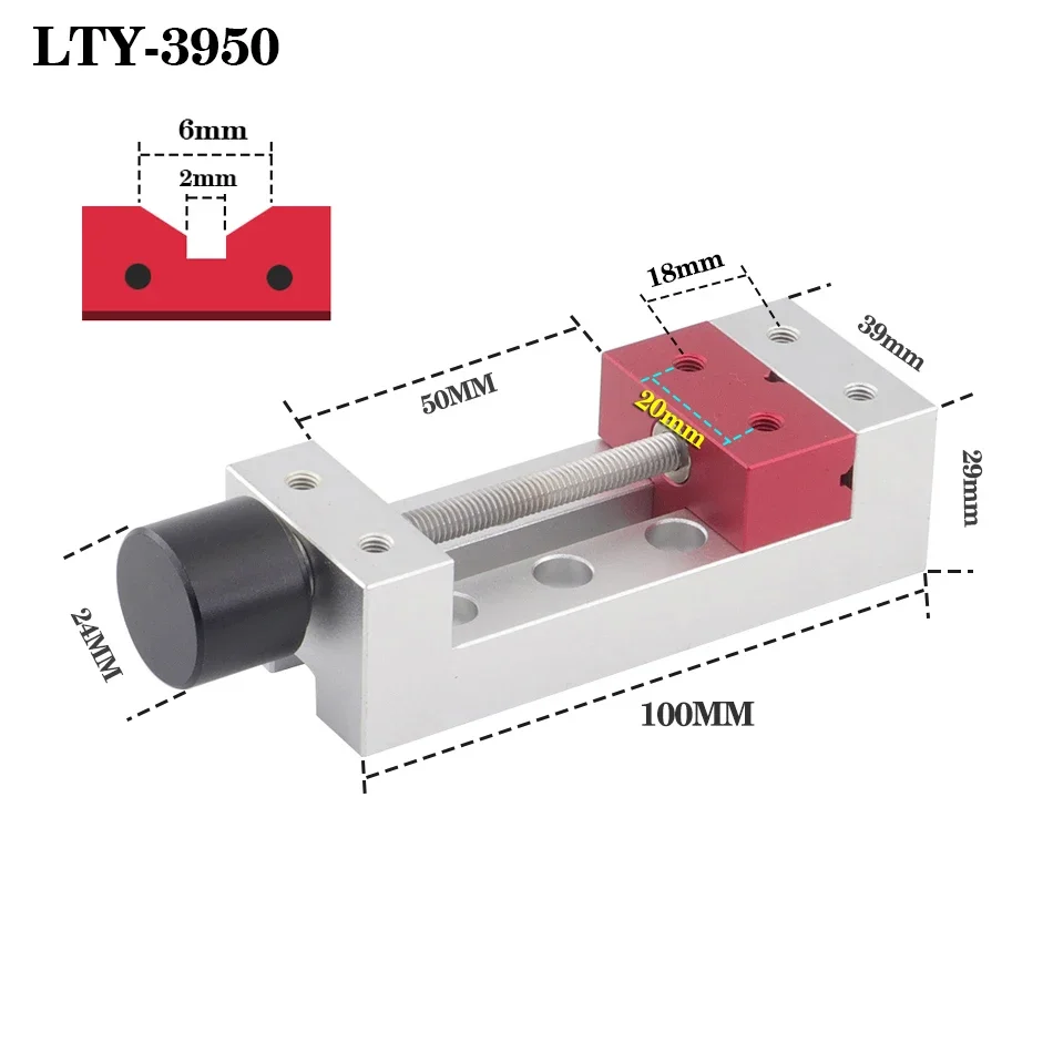 Precision Mini Vise Carving Machine CNC Drilling Machine Welding Table All Aluminum Operation Manual Table Clamp
