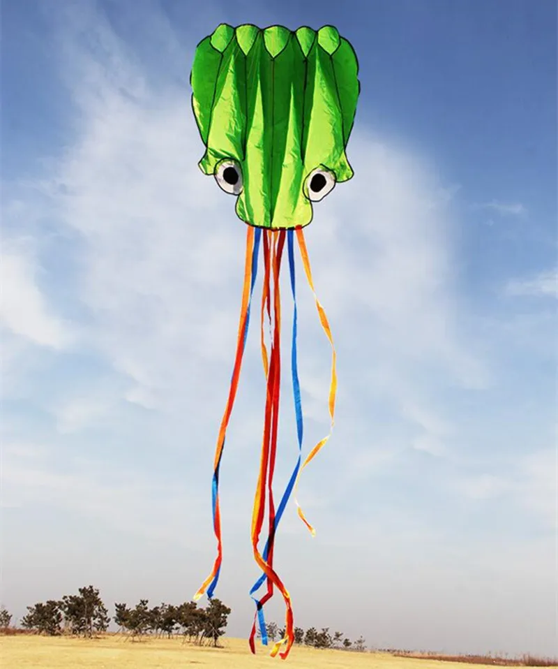 free shipping octopus kite flying soft kites toys for children kite factory flying bird outdoor game butterflies flying kite new