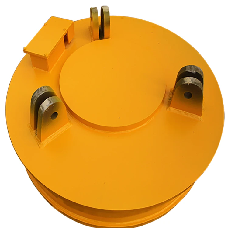 Super Strong Aluminum Copper Coil Electromagnet Round Lifting Magnet for Industrial Metal Scrap Handling Crane Hoist Tool