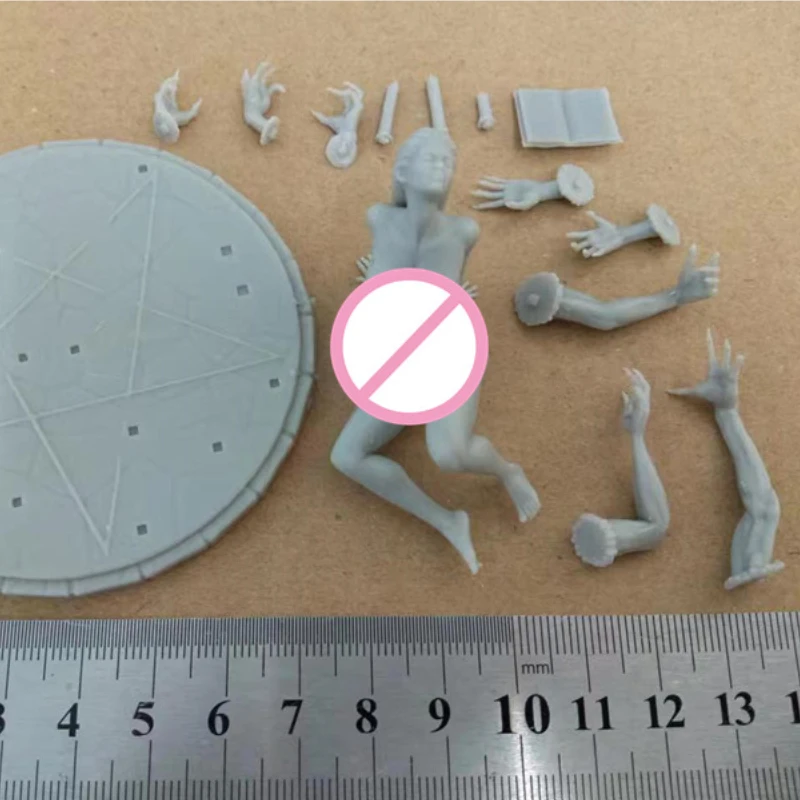 Demon Summoning Full Resin Figure 1/24 Scale 75mm Assemble Miniature Garage Model Kit Unassembled Unpainted Diorama Toys