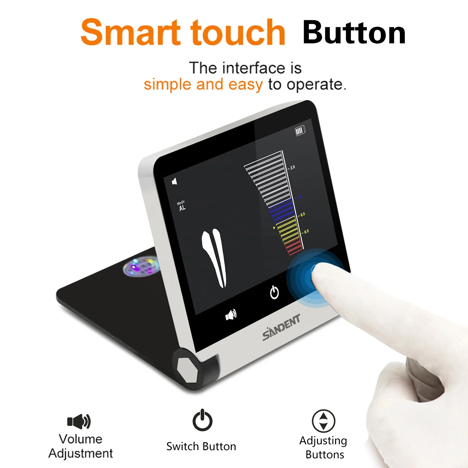 Hot selling! den tal Endodontic LCD Root Canal Apex Locator Finder DTE DPEX wood pecker Type Measurement Device