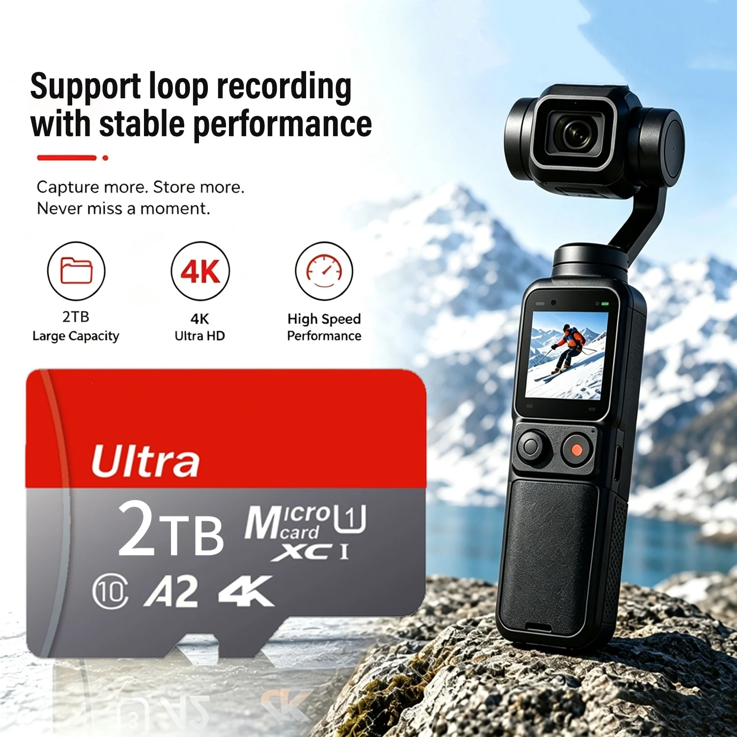 2TB TF SD Card Memory Card High Speed TF/SD 128GB 256GB 512GB 1TB Mini Memory Card Class 10 For Camera/Phone/Computer 2026 NEW