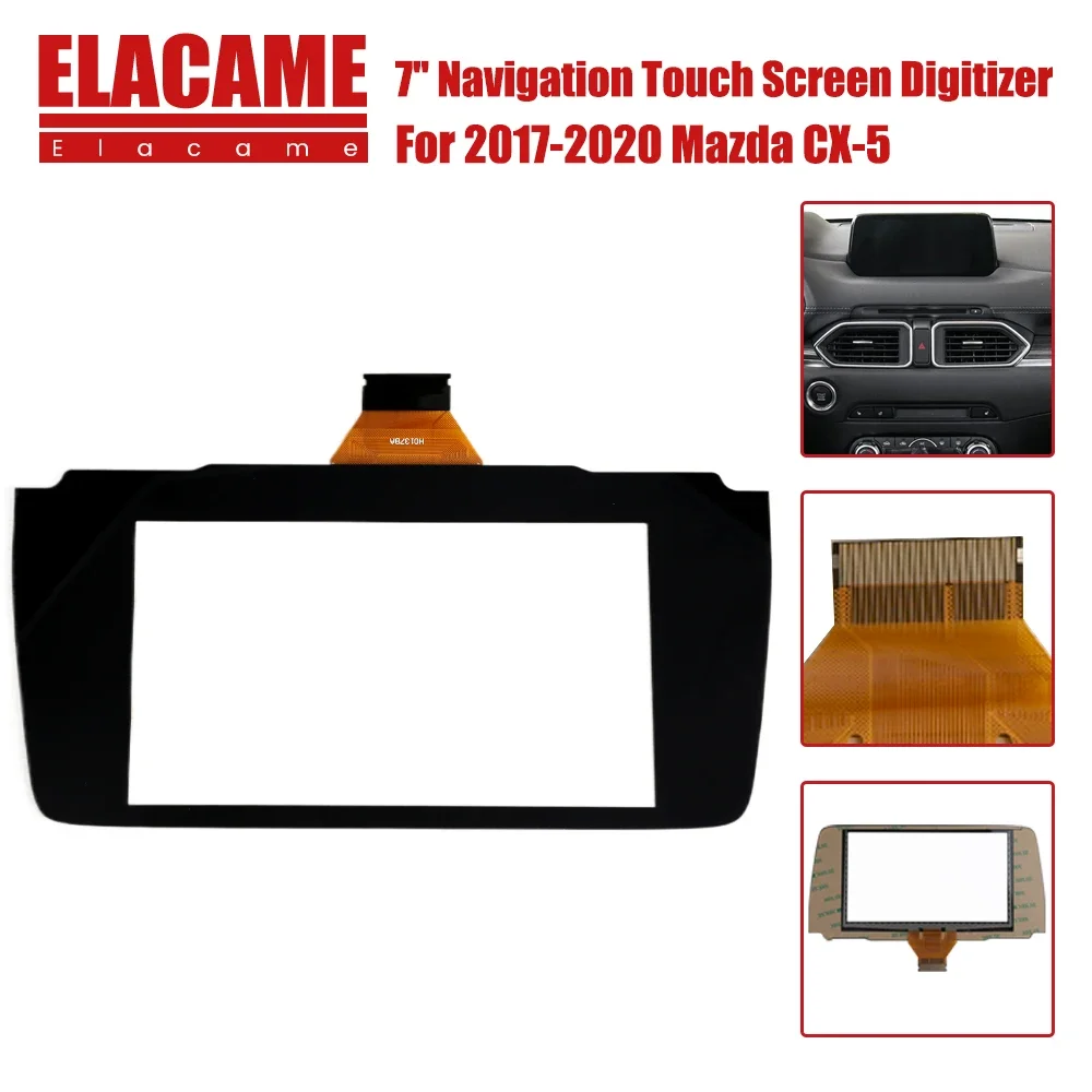 

TM070RDHP05 Replacement 7"50-pin LCD Display Digitizer For 2017-21 Mazda CX-5 Car Radio GPS Navigation Touch Screen Panel