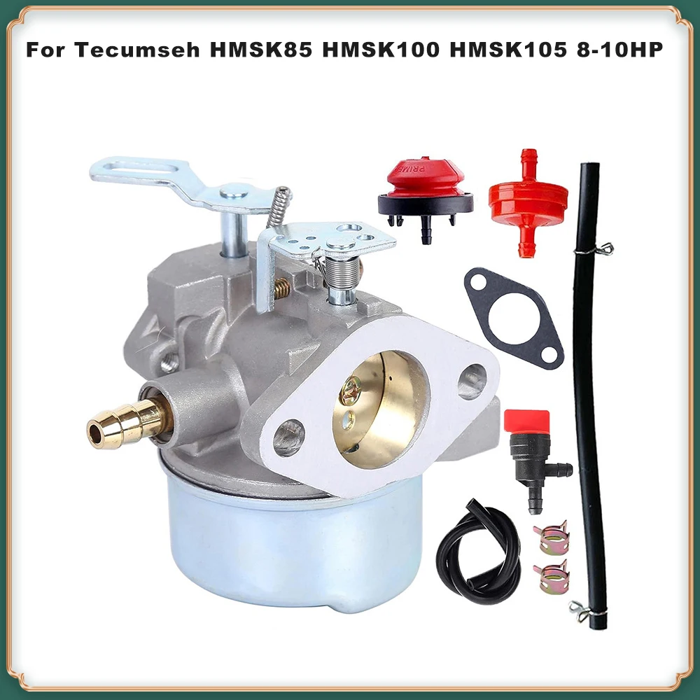 

Carburetor for Tecumseh Snow Blower Engines HMSK85, HMSK100, HMSK105 8-10HP - Replaces 640349