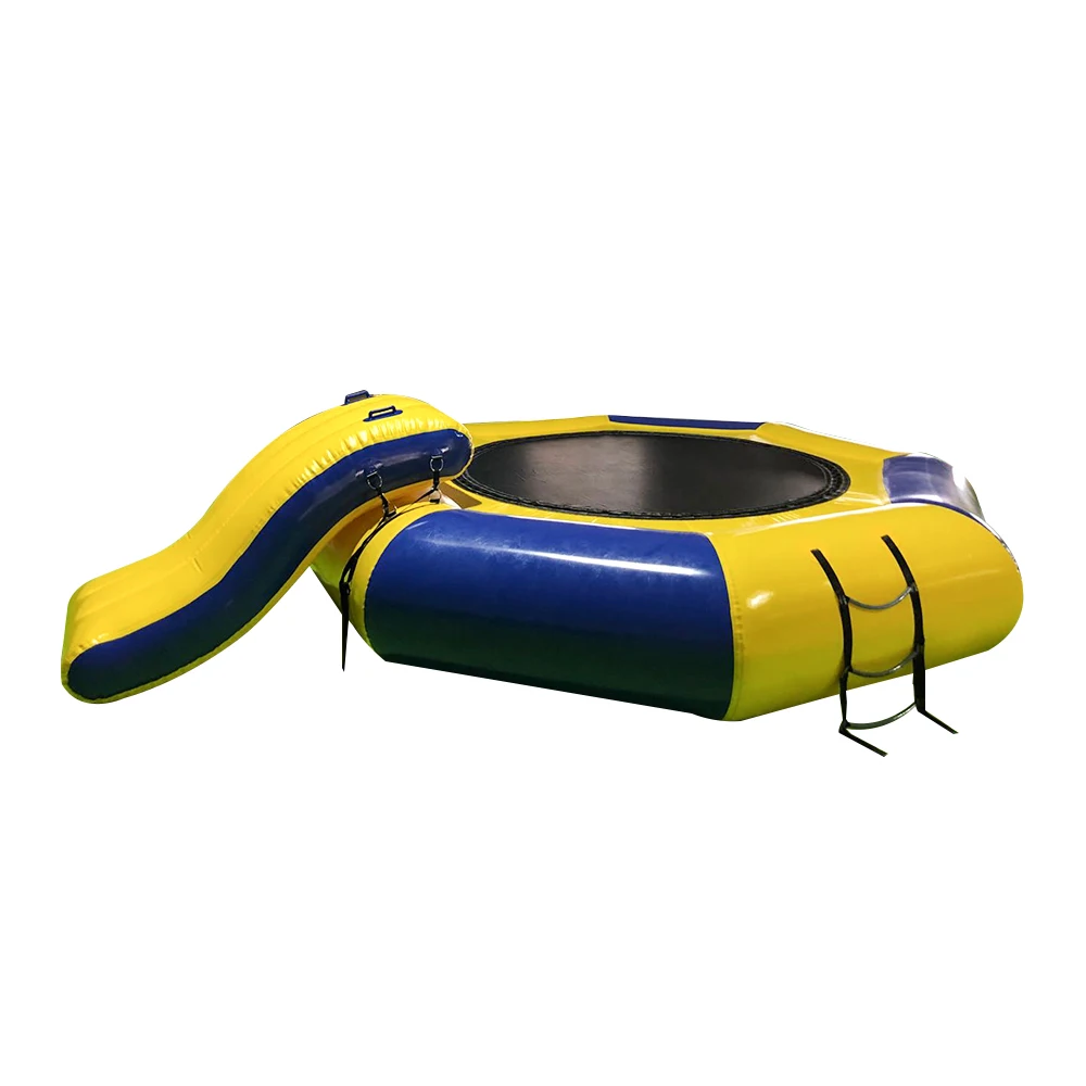 

3m/4m Inflatable Trampoline Water Slide /Swim Leisure Floating Games Platform/Water Trampoline For Adult Kid Summer Water Sport