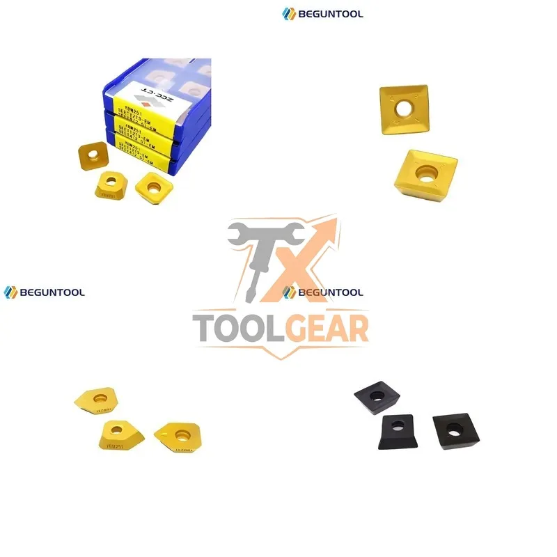 2026China*Factory* ZCC CT ZHUZHOU SEET12T3-DF DM DR YBG202 Cutting Inserts Lathe Tools Indexable