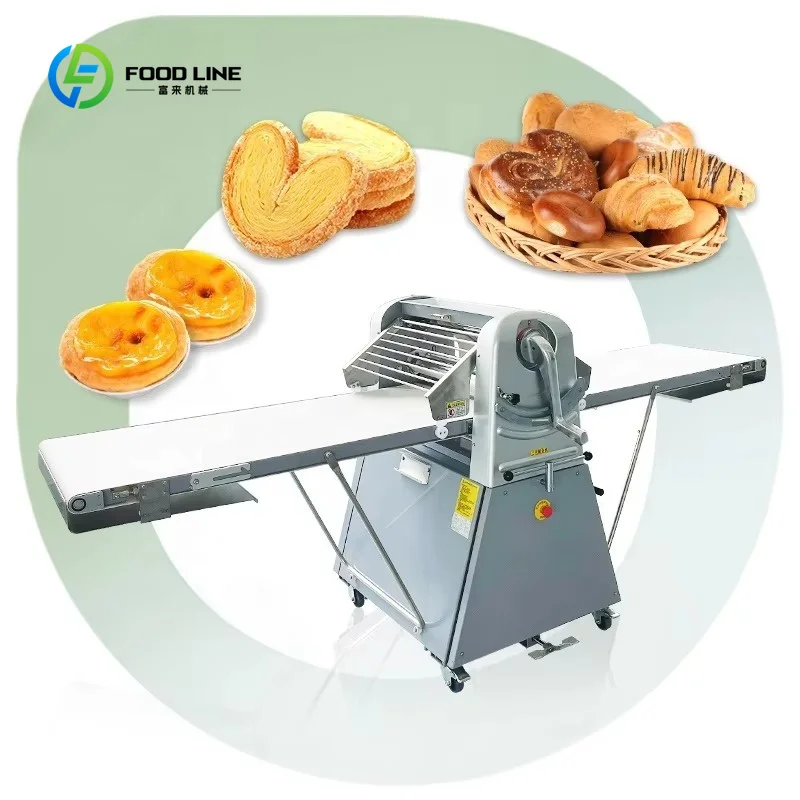 Customized Manual Reversible Automatic Ce Pastry Laminoir Manuel Pour Croissant Dough Sheeter Laminating Machine Puff Pastry