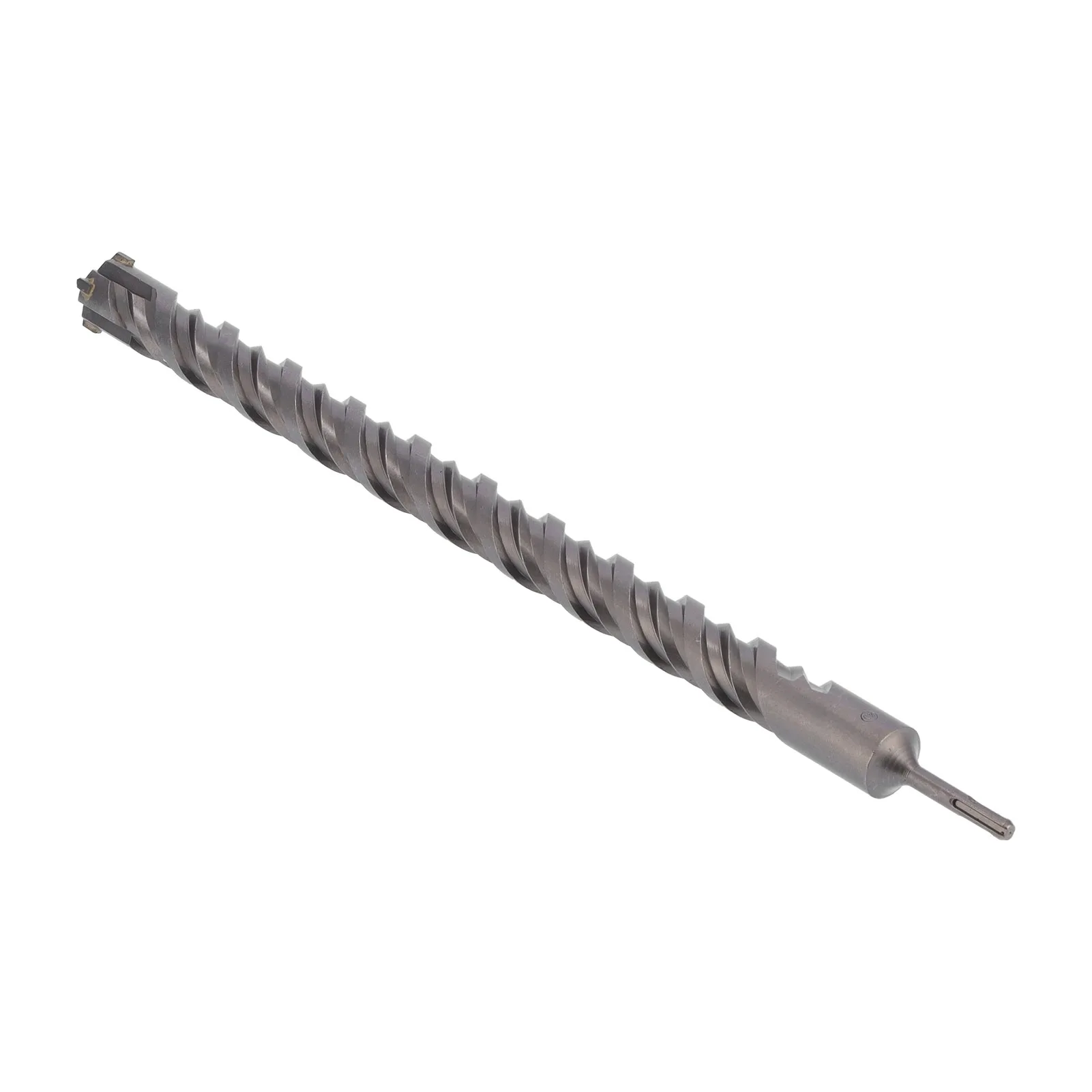 Mata Bor Palu 40x600mm Pisau Silang 2‑Helix Alat Tangan untuk Beton Batu Alam Batu Bata Panjang Kerja 21.3 inci
