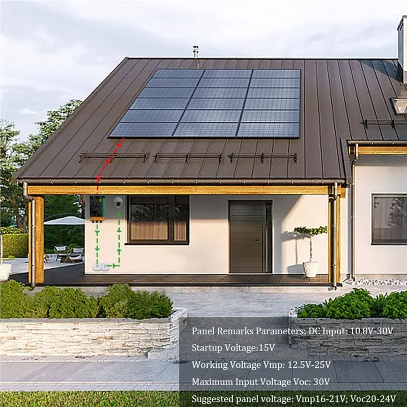 ABKS-180W MPPT Grid Tie Micro Inverter Input DC10.8-30V Output 110V/220V 50Hz 60Hz Solar Home Solar On Grid System