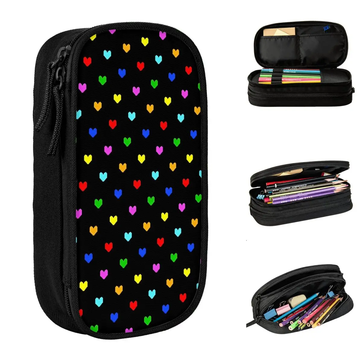 

Deltarune Pencil Case Classic Pen Holder Bags Student Big Capacity School Supplies Gift Pencil Pouch