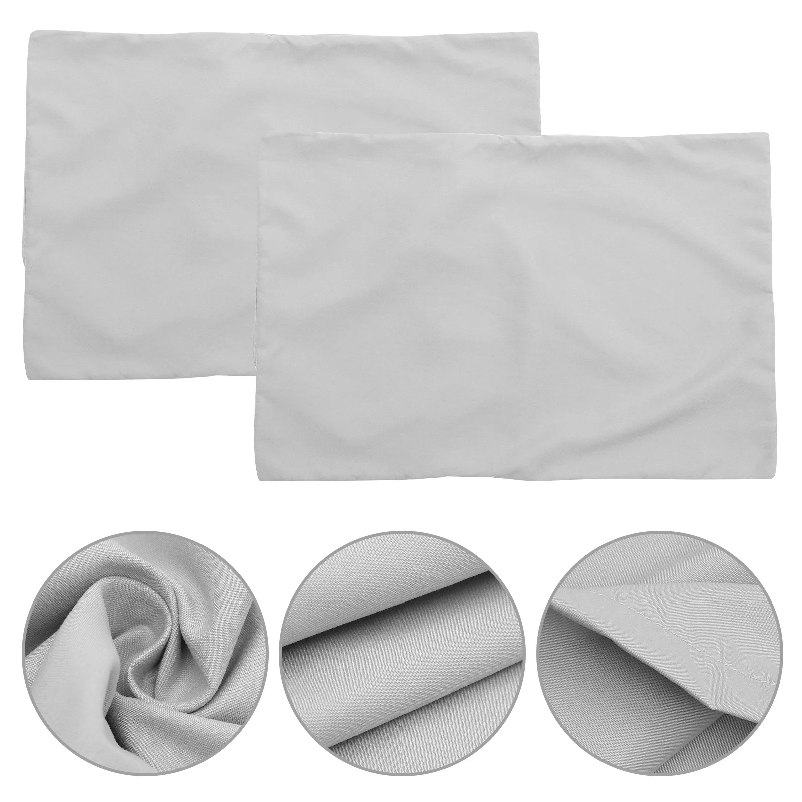 

2Pcs Fine Texture Toddler Pillowcases Portable and Stylish Kids Pillow Cases for Travel Travel Pillow Case Toddler Pillowcase