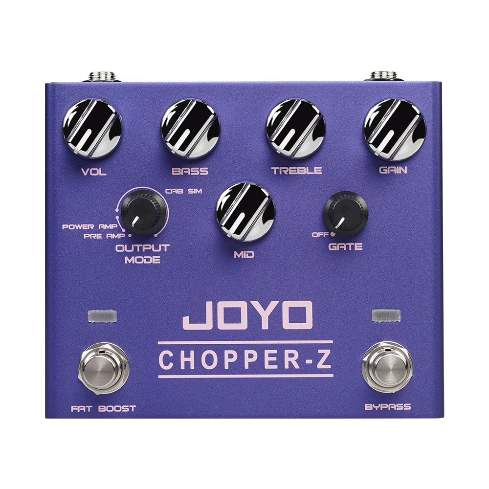 

JOYO R-18 CHOPPER-Z Distortion Pedal Guitar Effect Pedal High Gain AMP Simulation Modern Metal Sound Noise Gate Guitar Parts