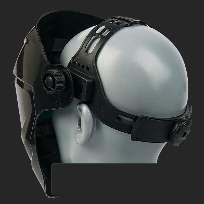 Solar Automatic Dimming Welding Mask Headwear Lightweight Protective Mask True Color 130℃ High Temperature Welding Helmet