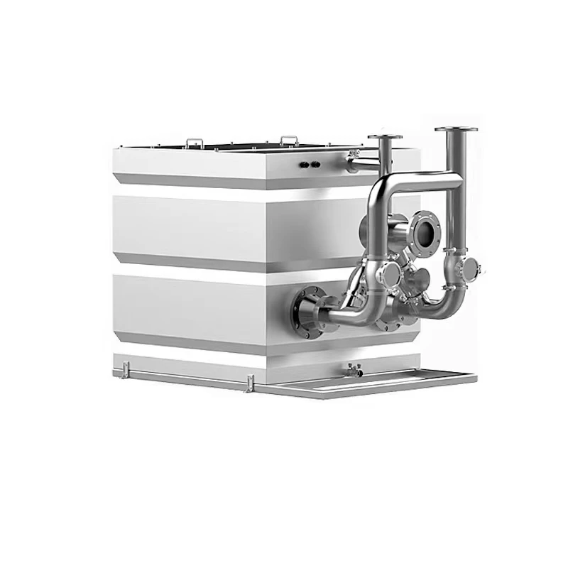 

Automatic stainless steel basement kitchen catering sewage oil and water separator