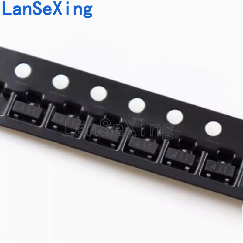 

TL431 0.5% accuracy SOT-23 printing 431 chip transistor