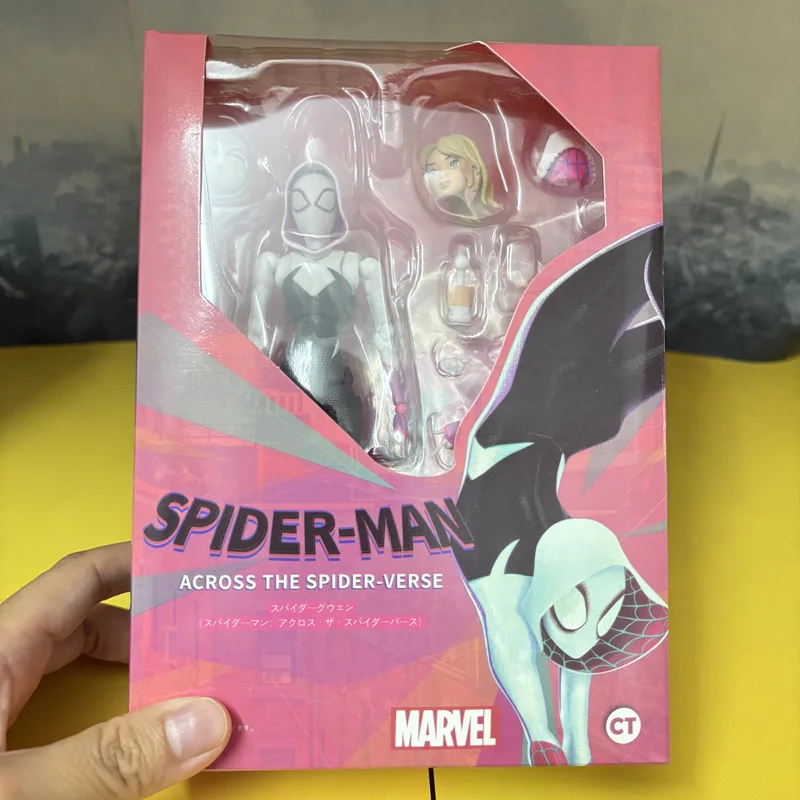 Shf Spiderman Spider Gwen Stacy Miles Morales Action Figure Spider-Man Gwen Spider Anime Model S.H.Figuarts Collection Toys Gift