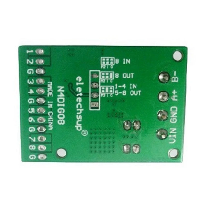 3X 8Ch entrada/salida interruptor Digital TTL Lvttl CMOS RS485 IO módulo de Control Modbus Rtu placa para relé PLC, (sin Pin)