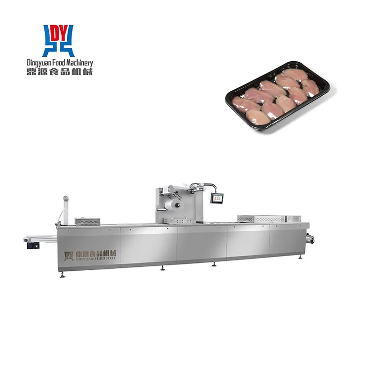 Máquina automatizada de embalagem de alimentos