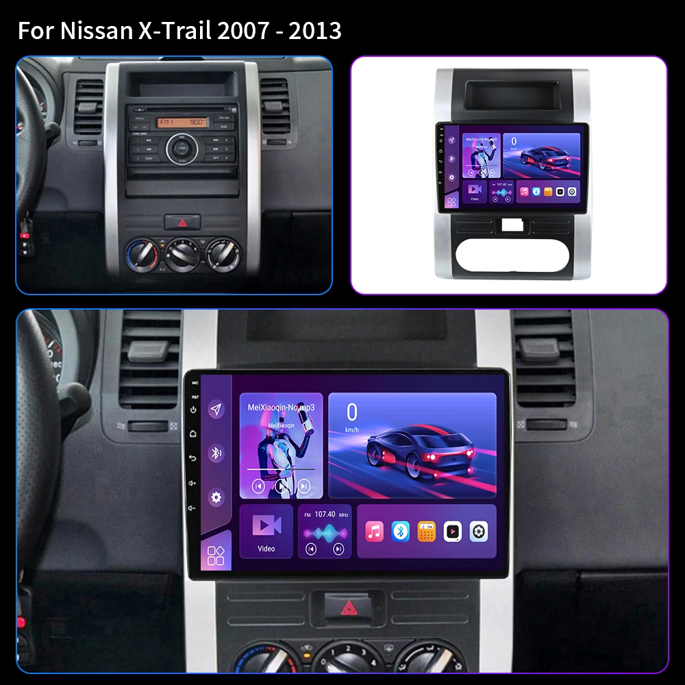 Android 16 For Nissan X-Trail X - Trail X Trail 2 T31 2007 - 2015 Car Radio Navigation Multimedia Video Player GPS  Carplay Auto