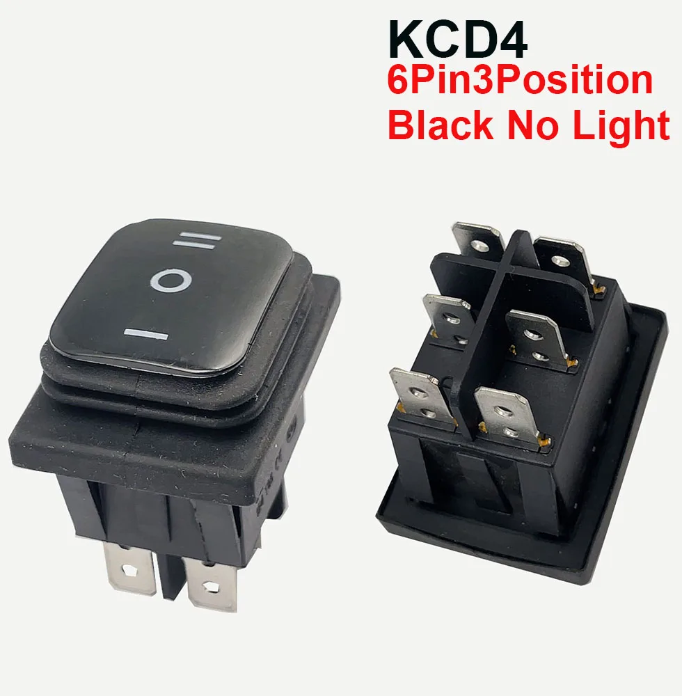 KCD4 Wasserdichte Schalter Rocker Switch Power Schalter 2 position/ 3 position 6 Pins Reset oder self-locking 16A 250VAC/ 20A 125VAC