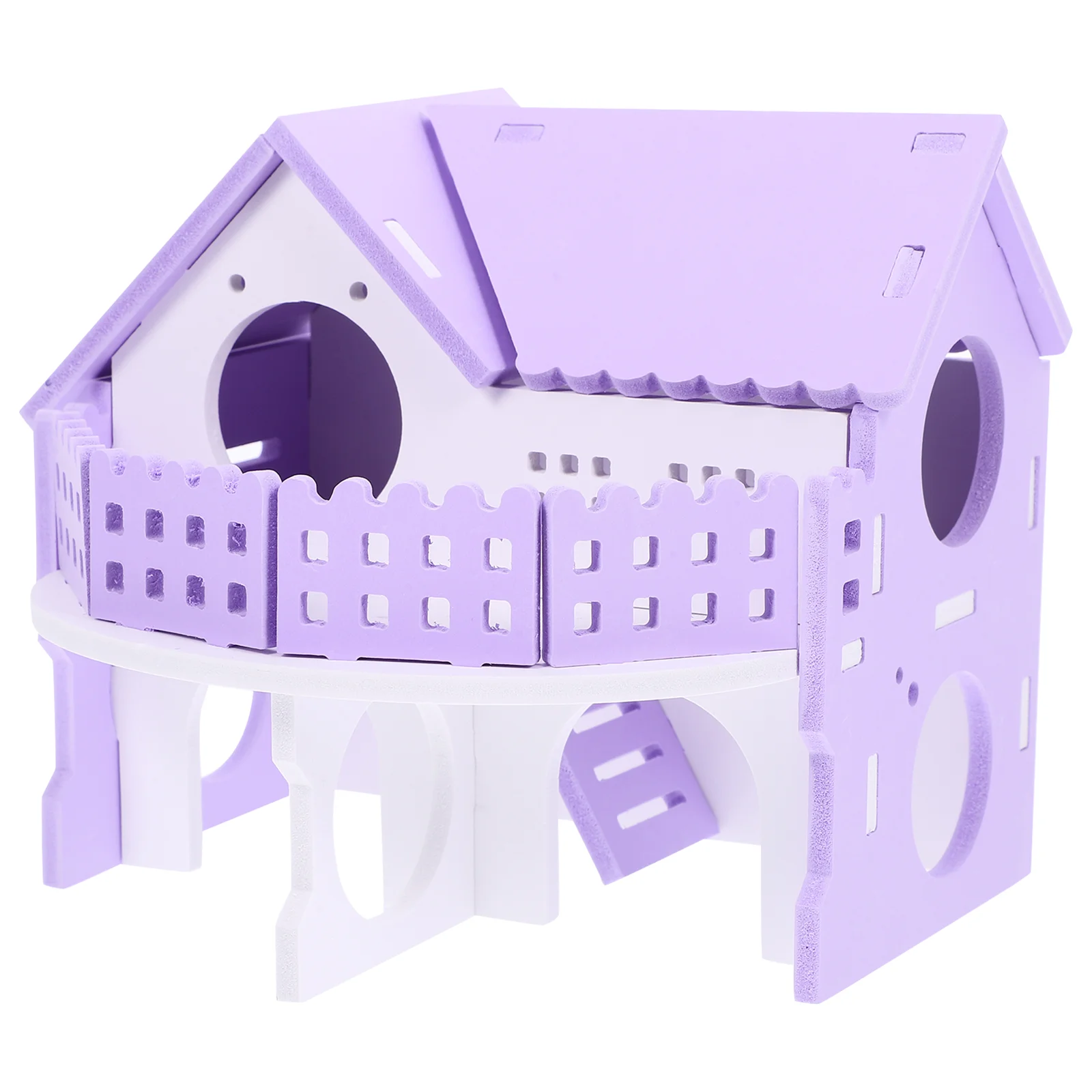 

Hamster Luxury Villa Chinchilla Hideout Mice Rat Nest Baby Toys Cage Home Comfortable