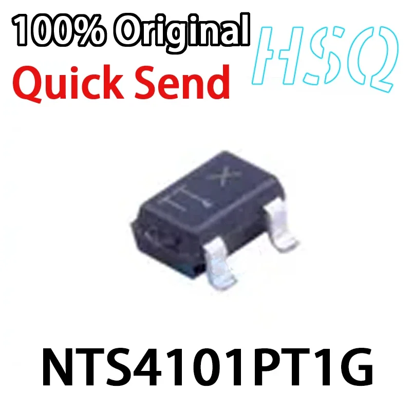 10PCS NTS4101PT1G Package SOT-323 P-channel Withstand Voltage: 20V Current: 1.37A Field-effect Transistor