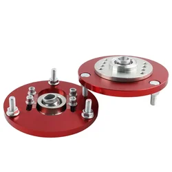 Placa Camber delantera roja, montaje superior de suspensión para BMW E46 3 Series E36 E30 E36 E46 Z3, Kit Coilover