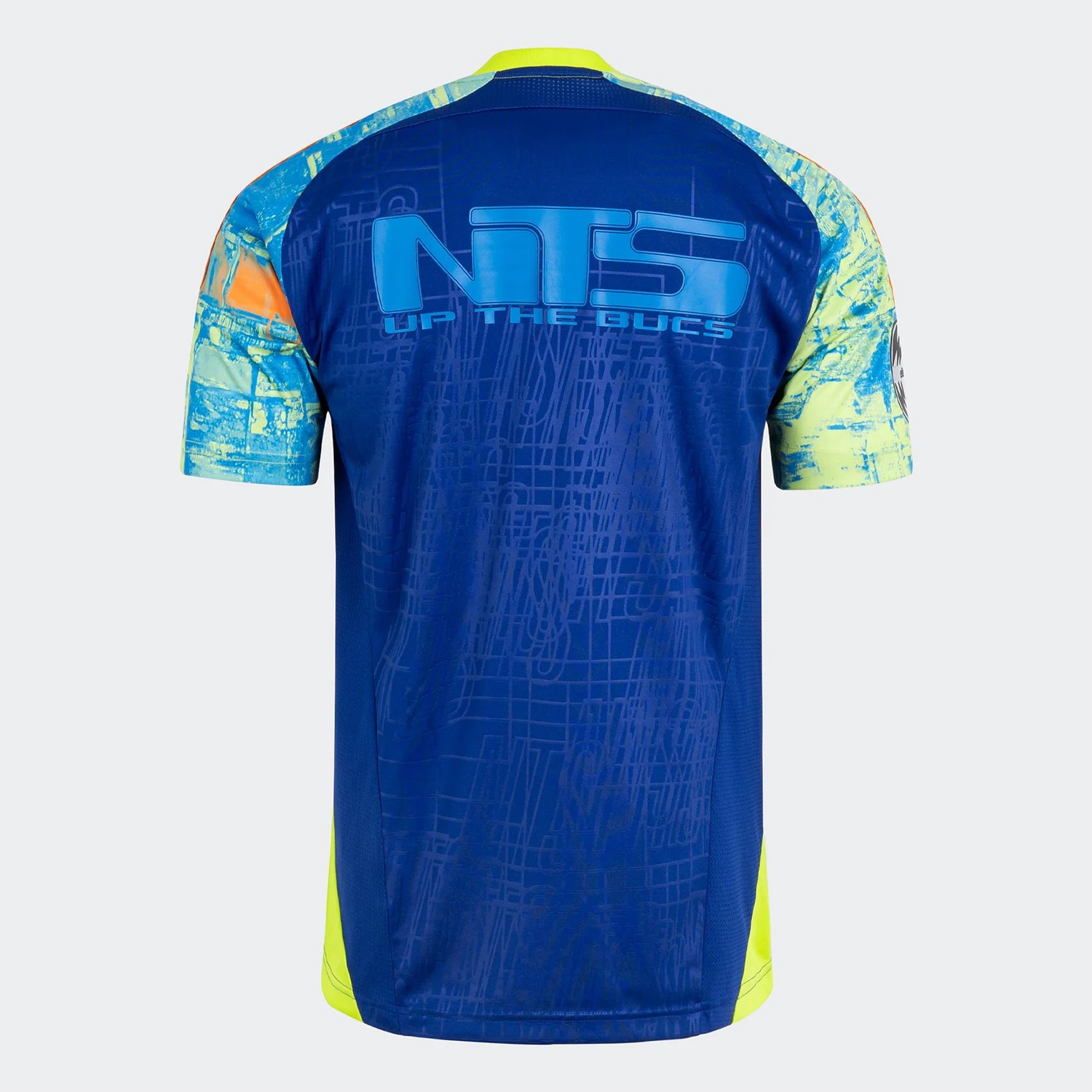 Adidas genuine comfortable summer men's fashionable spliced football T-shirt JL8073