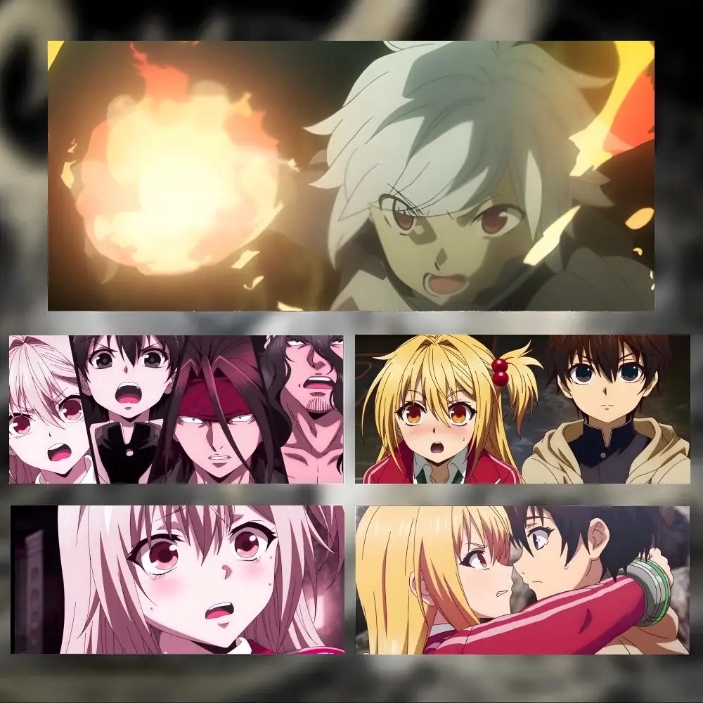 Cool Exciting Anime B-Battle Game in 5 Seconds Mouse Pad Large Thick Desk Pad Stitched Edges Gaming Mouse Mat for PC