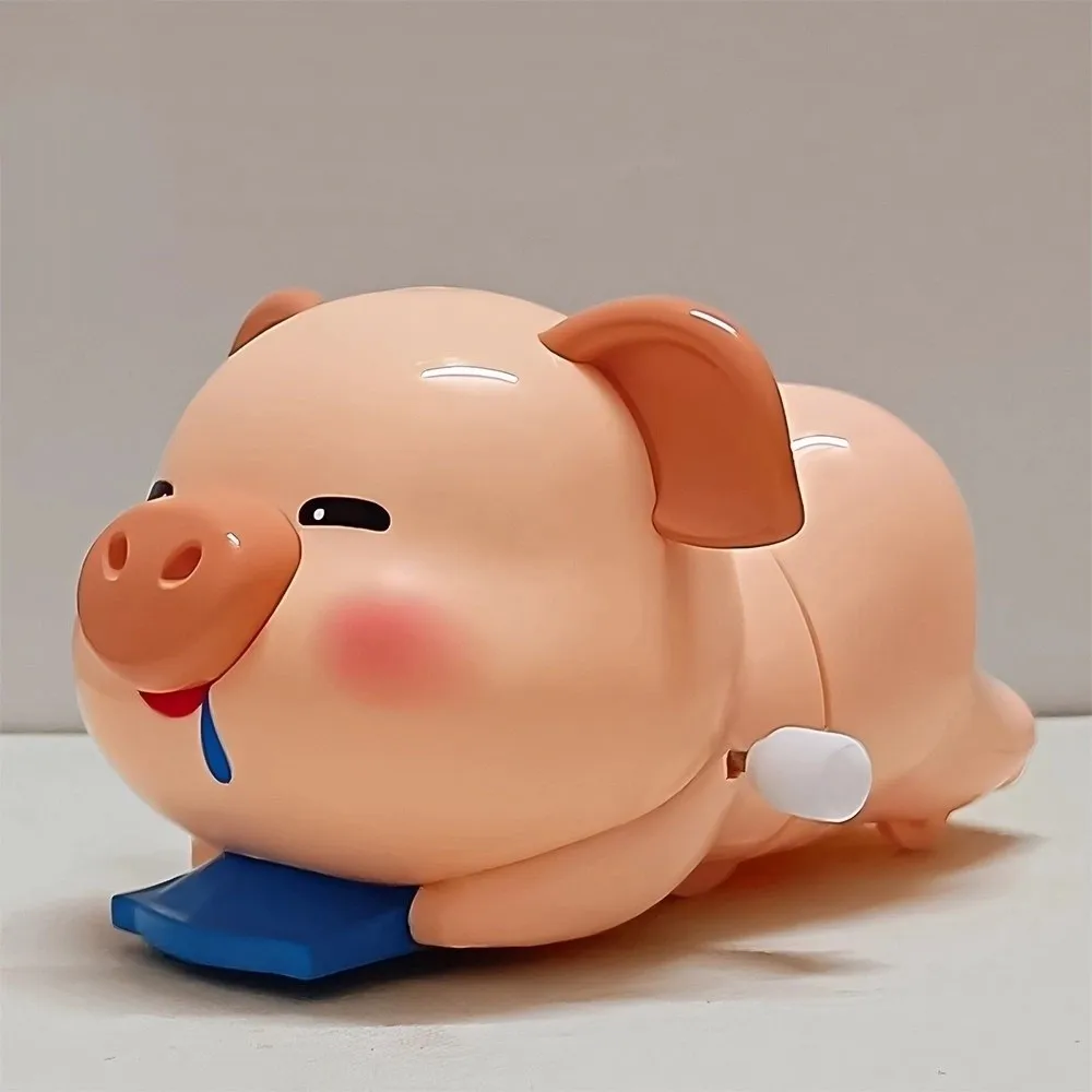 Brinquedos de treinamento de crawl dos desenhos animados filhote de cachorro porco material não tóxico acabar balanço andando brinquedo resistente a quedas brinquedos interativos quebra-cabeça