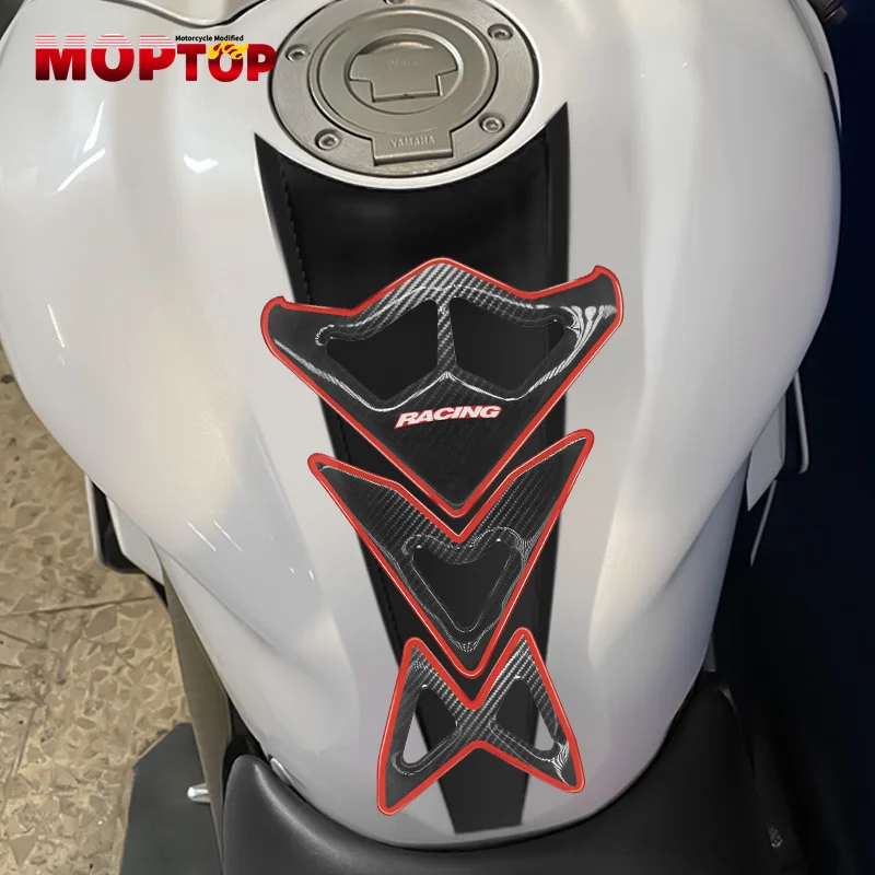 Motorcycle Fuel Tank Pad Sticker For YAMAHA YZF R1 R1M/S R3 R6 R6S R7 R15 R25 R125 Anti-Slip 3D Oil Gas Cover Protection Decals