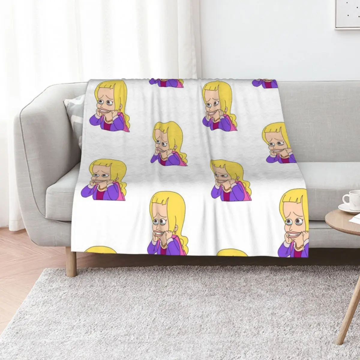 

Lola Throw Blanket halloween Soft Plush Plaid Flannels Decoratives Blankets