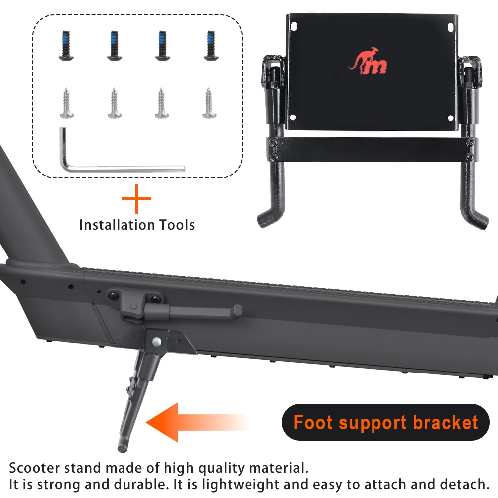 Monorim Electric Scooter Foot Support Bracket for Ninebot Max G30 Double Side Foot Parking Frame Scooter Stand Scooter Leg