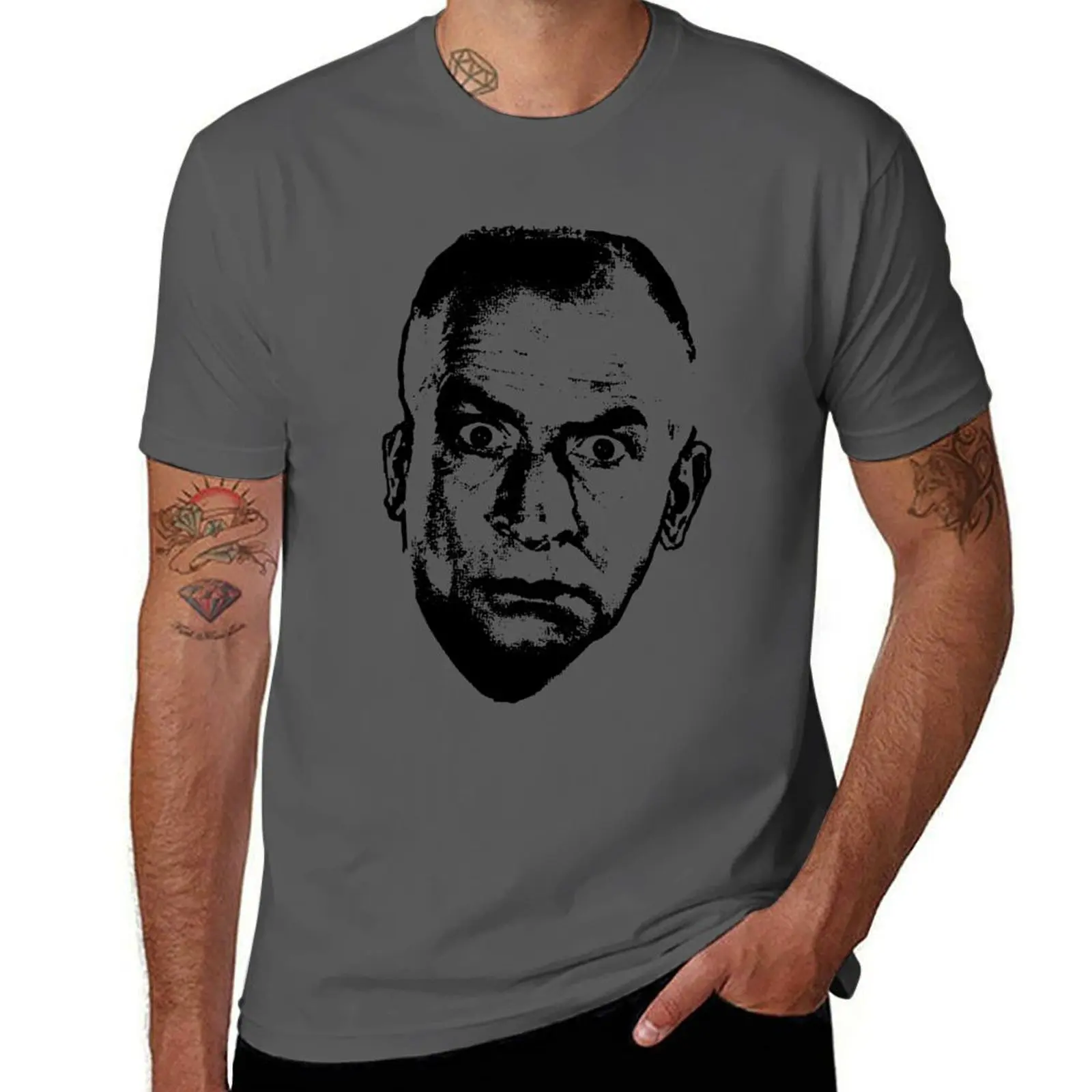 Funny Graphic Gift Louis De Funes Black Stencil More Then Awesome T-Shirt Casual Fashion Print Tee Top