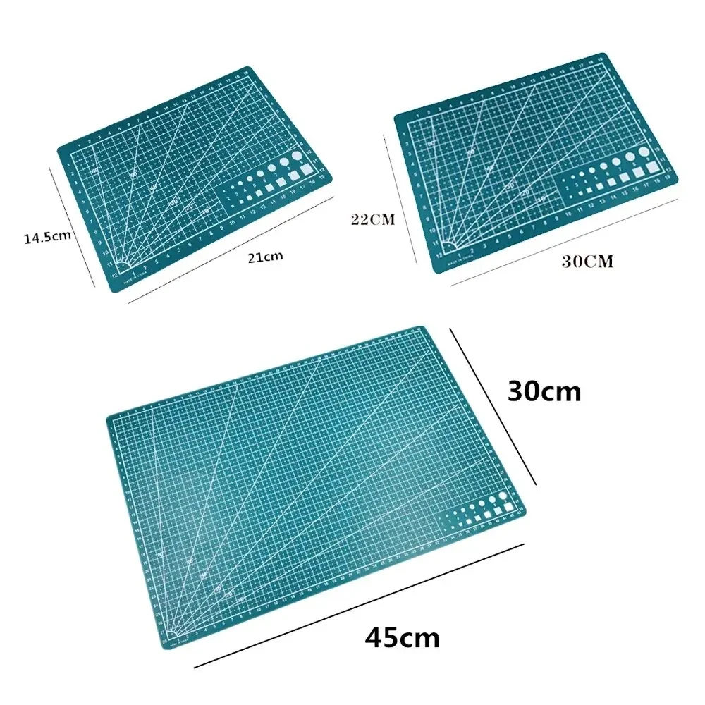 PP 커팅 매트 작업대 패치워크 컷 패드, 바느질 수동 DIY 나이프, 조각 가죽 커터 보드, 단면 언더레이